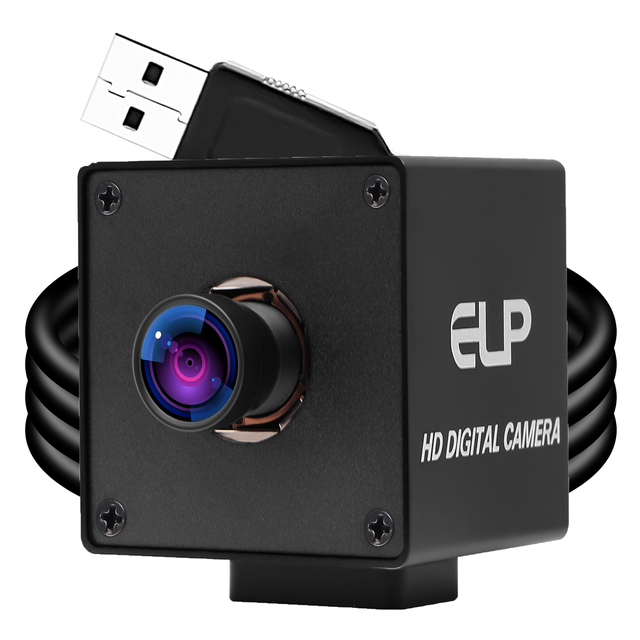 ELP 5MP Global Shutter 50FPS USB Camera With Housing for Computer High Speed FHD 1080P 60FPS Mini PC Camera for Live Streaming