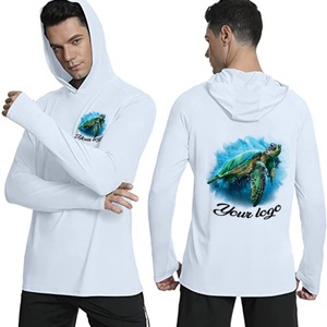 Vêtements de pêche en polyester à impression personnalisée par sublimation, séchage rapide, anti-UV, manches longues - Product Image 6