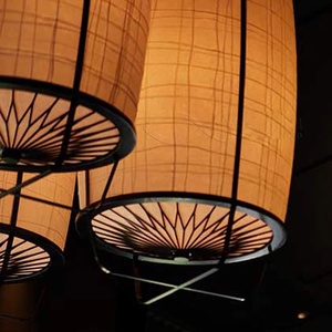 Wabi-Sabi Style Fabric Chandelier Irregular Shape Japanese <b>Dining</b> Table Lamp Chinese Private Room Restaurant Bar Counter <b>Light</b> - Product Image 4