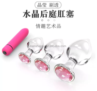 Échantillon Gratuit S M L Plug Anal Flash en Acier Inoxydable avec Bijou Jouets Sexuels Dilatateur Multi-Tailles Plug Anal Télécommandé
