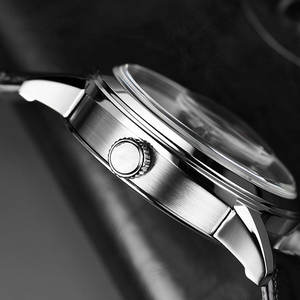 Relojes Automáticos de Lujo para Hombre con Esqueleto, Logotipo Personalizado OEM, Caja de Zafiro, Correa de Acero Inoxidable Negra, Fabricantes de Relojes - Product Image 2