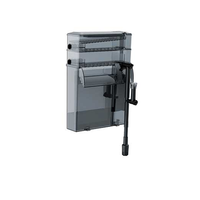 Nouveau filtre Jeneca à suspendre, débit cascade sec/humide pour aquarium de poissons et tortues à faible niveau d'eau, en ABS durable et silencieux, pour salon et patio
