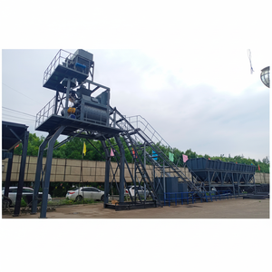 Petite usine de mélange de béton prêt à l'emploi à chaud par lots mobiles en vente - Product Image 1
