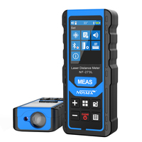 Medidor de Distancia Láser Verde NOYAFA NF-273L 60M-120M, Protección IP54, Alta Precisión (+/-1.5mm), Pantalla LCD Retroiluminada, Material ABS+PC