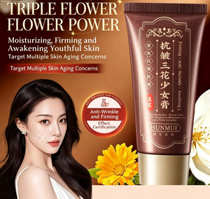ฮันมุย ทรี ฟลาวเวอร์ ยูธ แอนตี้-ริงเคิล ครีม คอลลาเจน สกิน ทรีทเมนท์ สำหรับทุกสภาพผิว - Product Image 3