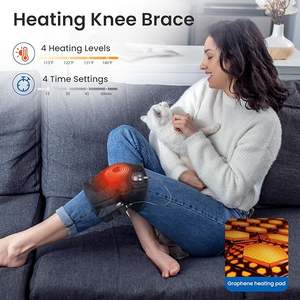 ที่พยุงเข่าแบบอุ่นไร้สายที่อุ่นเข่าแผ่นรองให้ความร้อนที่หัวเข่าแบตเตอรี่แบบชาร์จไฟได้บรรเทาอาการปวดข้อแบบพกพา - Product Image 3