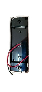 1 Pieza de Luz LED de Marcador Lateral para Remolque y Camión, 12-24V, Lente Transparente, Azul Hielo, Cromado, Plano, 22 Diodos, 2x6 Pulgadas, Impermeable - Product Image 4