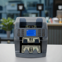 Trieur de billets portable BS-8900 à 2 compartiments avec écran LED TFT, compteur de billets prenant en charge la reconnaissance automatique des devises USD/EUR/CAD