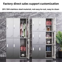 Armoire de classement de bureau ignifuge en acier inoxydable 304 avec serrures à code - Personnalisable