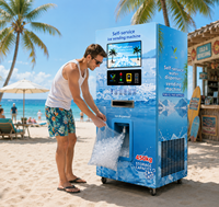 Distributeur automatique de glace à monnayeur 24h/24 et 7j/7 avec paiement intelligent, options multiples et surveillance à distance pour camping (OEM)