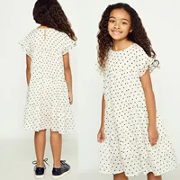 Vestido infantil personalizado, vestido de roupa para meninas; roupas de bebê para o verão; vestido com estampa de coração para crianças; vestido