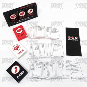 Jeu de cartes pour adultes, jeux de positions sexuelles pour couples, TALK FLIRT DARE - Préliminaires, taquineries, plaisir sexuel, jeu de cartes pour couples - Product Image 5