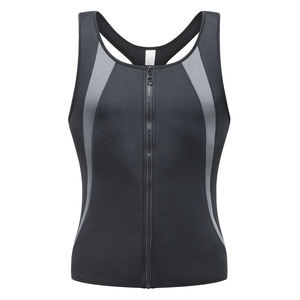 Oferta Especial: Chaleco Moldeador de Cintura con Cremallera para Hombre, Diseño Racerback, Compresión, Soporte Postural para Entrenamiento, Color Negro - Product Image 6