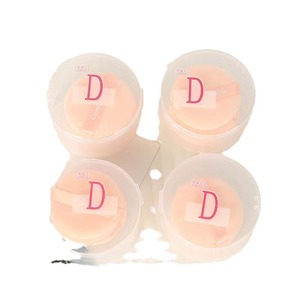Cushion Puff With Storage <b>Box</b> Round Beauty Sponge Two Pack Dry Wet Dual Use <b>Makeup</b> Sponge - Product Image 5