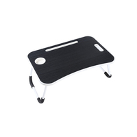 Bureau de lit d'ordinateur portable pliable Portable pour étudiants Table d'étude de dortoir de conception Simple pour enfants paresseux métal bois MDF matériaux