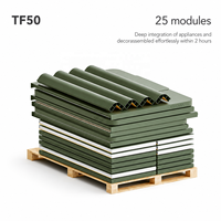 COCOVIA Maison Modulaire en Alliage d'Aluminium à Installation Manuelle, Double Vitrage Trempé, pour Jardin