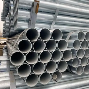 Tuyau en acier galvanisé à chaud de qualité supérieure ASTM A53 Grade B, revêtement Z30-Z40, tube industriel entièrement dur, qualité industrielle, pour installation souterraine - Product Image 1