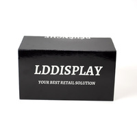 Individuell mit Logo Bedruckte Zertifizierte Wellpappe-Versandbox Doppelwandige Karton-Versandbox Schwarze Flache Box für Handtaschen-Verpackung