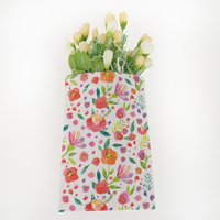Sobres Acolchados con Burbujas y Estampado Floral, Autosellables, para Envío de Regalos de Flores Artificiales