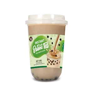 Customized Sweet Milk Tea Green Milk Flavour Boba Bubble Tea Bubble Tea Supplier