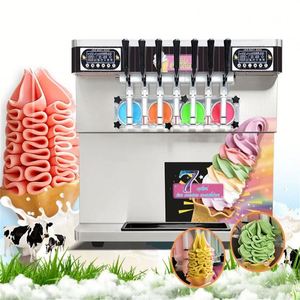 7 Flavors Automatic Ice Making Machine Frozen <b>Yogurt</b> Soft Serve New Condition Ice <b>Maker</b> - Product Image 2
