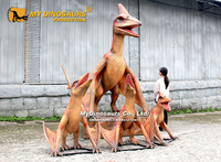Attraction de mon parc à dinosaures : Pterosaure animatronique grandeur nature
