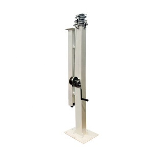 監視<span class=keywords><strong>Cctv</strong></span>カメラマストポールタワー車両搭載手動ウィンチ型テレスコピックマスト - Product Image 3