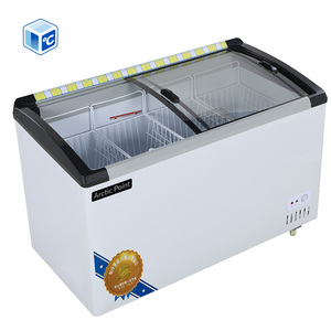 Vente chaude Congélateur de présentation en îlot commercial Compresseur électronique de marque Congélateur de présentation de crème glacée Réfrigérateur pour supermarché - Product Image 3