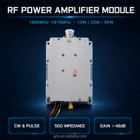 Module amplificateur de puissance RF LTE GUORESOUN 1885MHz-1915MHz personnalisable 13W/25W/50W, amplificateur de signal pulsé CW, gain 48dB, SMA 50 Ohm