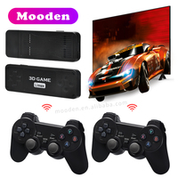 J Hot U9 Pro Game Stick Console 4K HD 64 Go avec plus de 10 000 jeux vidéo rétro et 25 émulateurs pour PS1/N64