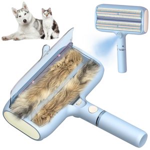 Herramienta Moderna y Ecológica para Eliminar el Pelo de Mascotas, Perros y Gatos, Rodillo Quitapelusas Reutilizable con Contenedor para Pelos - Nuevo Diseño Mejorado - Product Image 1