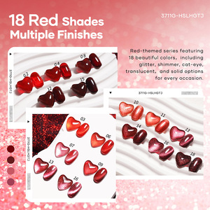 MissGel Nuevo Empaque 9 Colores Gel UV Sólido para Uñas OEM Etiqueta Privada Gel de Uñas con Polvo de Diamante Gel Sólido en Crema Esmalte de Uñas - Product Image 4