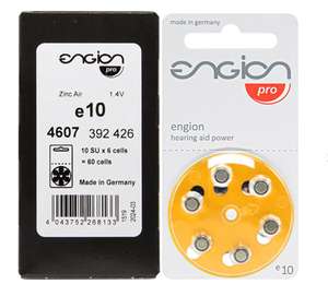 Engion 1.4V สินค้าเพื่อการได้ยินจากเยอรมันอุปกรณ์ช่วยฟังแบบมีปุ่มแบตเตอรี่ทำจากสังกะสีทุกขนาดผลิตภัณฑ์สำหรับหู - Product Image 2