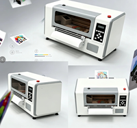 Imprimante de transfert DTF A3 double tête haute vitesse G-Printing, circulation automatique d'encre blanche, 10 ppm, Wi-Fi, 6 cartouches, textile