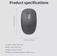 Logitech M196 Original 100% Grosir Mouse Kantor Laptop Desktop Usb Gaming Ergonomis Nirkabel Optik Mouse Komputer