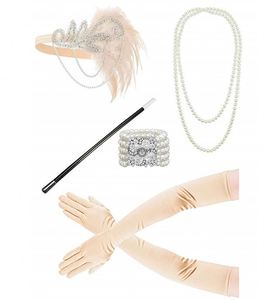 50% de réduction Ecoparty 1920 s Déguisements Flapper Gatsby <span class=keywords><strong>Charleston</strong></span> Gangster Accessoires de déguisement - Product Image 2