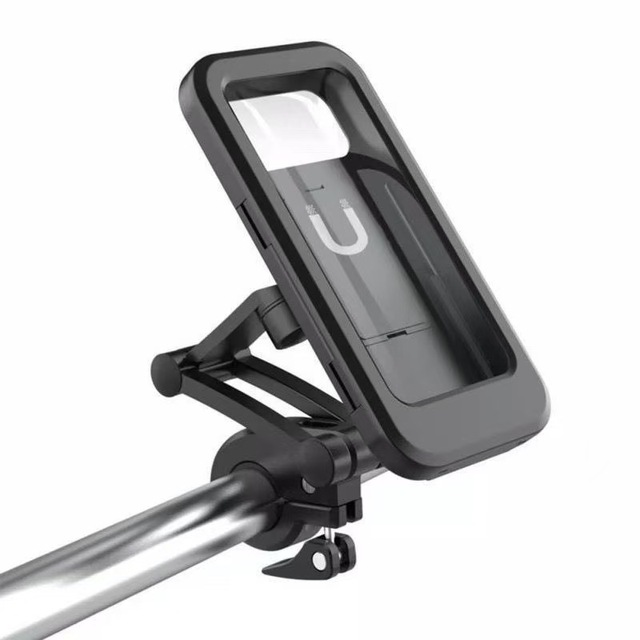 Motorcycle Bike Handlebar Phone Mount Holder Waterproof Case for Samsung iPhone