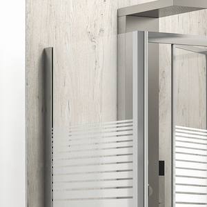 Cabina Doccia Kamalu KM4000S 75x80 Altezza 180 con Apertura a Libro, Vetro Serigrafato, Modello Schermo da Bagno - Product Image 6