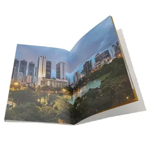 Servicio de folleto de impresión barata en Shanghai Mini A5, folleto de viaje, Guía de viaje
