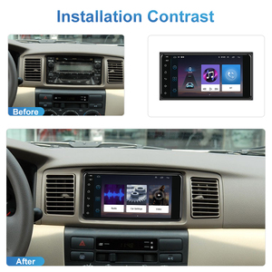 7 "2 DIN 2 + 32GB วิทยุในรถยนต์ระบบแอนดรอยด์สเตอริโอรถยนต์แอนดรอยด์วิทยุเครื่องเล่นมัลติมีเดียสำหรับรถยนต์โตโยต้าโคลอร่า - Product Image 3