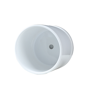 Macetas <span class=keywords><strong>de</strong></span> Cerámica Blanca Redondas para Interiores, Ecológicas, con Orificio <span class=keywords><strong>de</strong></span> Drenaje, para Hogar y Jardín, Personalizadas OEM - Product Image 2