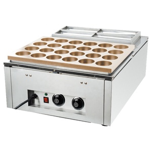 เชฟอัพเดต 24 หลุมเครื่องทําโอบันยากิไฟฟ้าด้วยความร้อนด้วยไฟฟ้าแผ่นอลูมิเนียมเชิงพาณิชย์ - Product Image 1