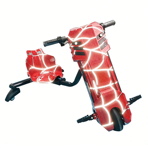 Voiture à drift électrique pour enfants Crazy Rider en matériau durable, tricycle à drift électrique pour enfants 360 °   Trottinette à roulettes pour enfants, sûre et stable pour s'amuser à la maison - Product Image 1