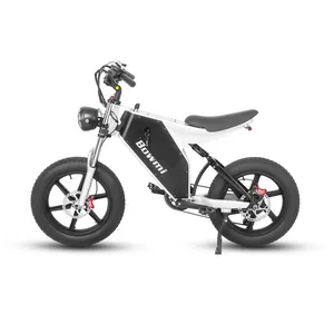 Vélo électrique tout-terrain, vélo électrique rétro à double suspension