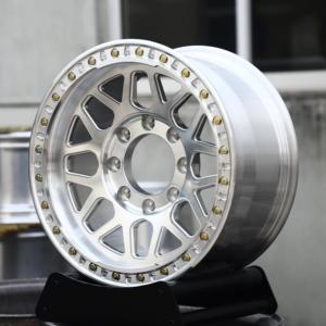 Cerchi Beadlock Fuoristrada 17-22 Pollici 8X165.1 8x6.5 Forgiati KMC per Silverado Ram 2500 3500 Nissan NV2500 NV3500 <span class=keywords><strong>Hummer</strong></span> H2 - Product Image 2