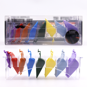 Boîte de rangement unique pour tondeuses à <span class=keywords><strong>cheveux</strong></span> avec guide-peigne, 8 calibres, boîte de rangement pour tondeuses à <span class=keywords><strong>cheveux</strong></span>, organisateur d'accessoires pour <span class=keywords><strong>cheveux</strong></span>, rouge, bleu, porte-garde-<span class=keywords><strong>cheveux</strong></span> - Product Image 3