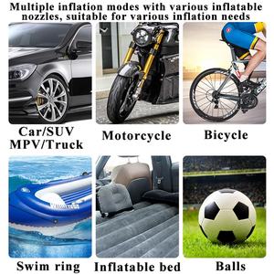 高圧デジタル150Psiインフレーション車用ポータブルエアコンプレッサータイヤ空気ポンプタイヤ空気圧モニター - Product Image 5