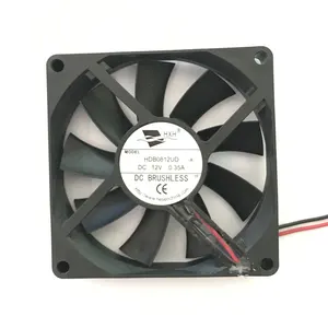 Manufacture Wholesale Price Led Lights 80*80*15Mm Server Fan Cooling Fan For Pc Dc12v 24v Rgb Cooling Fan Cooler