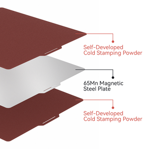 Plaque de refroidissement Hongyan 257x257mm en acier à ressort basse température pour imprimantes 3D P1S/P1P/X1C/X1E/A1 - Product Image 2