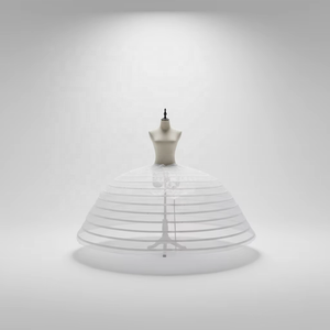 QUEENSGOWN - Crinolina de 12 aros para vestido de gala, falda interior de alta calidad, petticoat grande para vestido de fiesta, 100% poliéster - Product Image 4